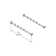 36" x 2" Undermount Support Kit for Sink Installation