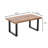 Coffee Table with Metal Legs