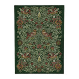 Hand Tufted Wool Floral Area Rug