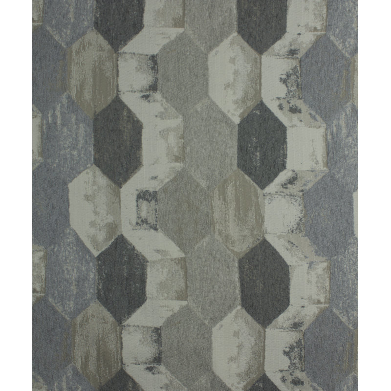 Country Toile 100% Cotton Fabric, Gray/Black