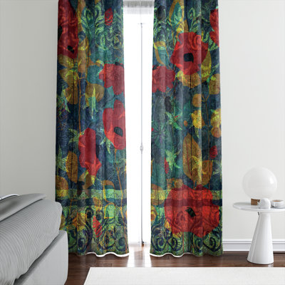Semi Sheer Curtain Pair