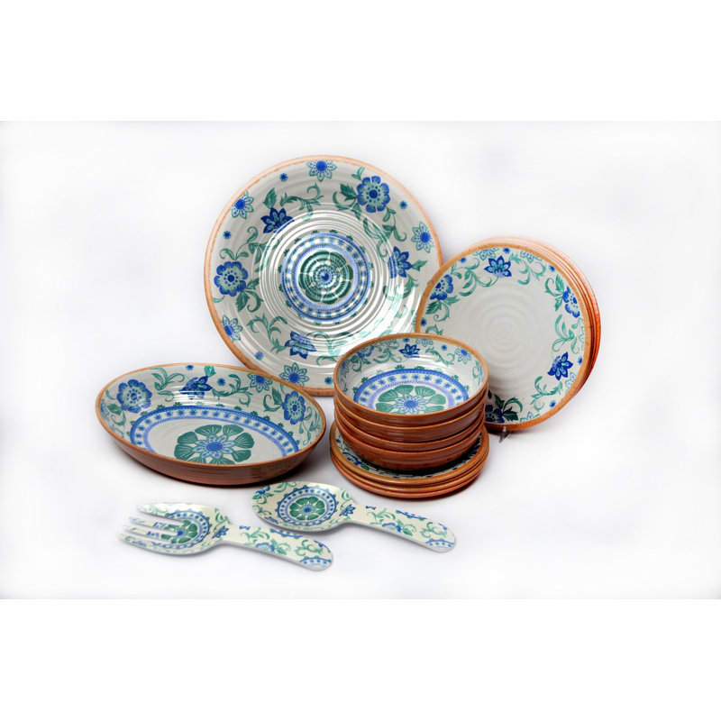 Chris Melamine Dinnerware - Service for 4