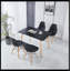 Table 115 x 75 x 75 cm, table à manger, table de bureau, table basse