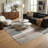 Rug Branch Milan 4' x 6' (3'11" x 5'10") Brown/Grey Geometric Area Rug, Contemporary, Medium Pile, Stain-Resistant Carpet - Living Room, Bedroom, Dining Room, and Kitchen-1392568084