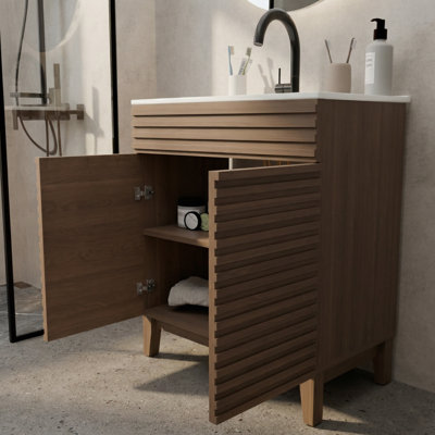 Bathroom Vanity With Ceramic Sink