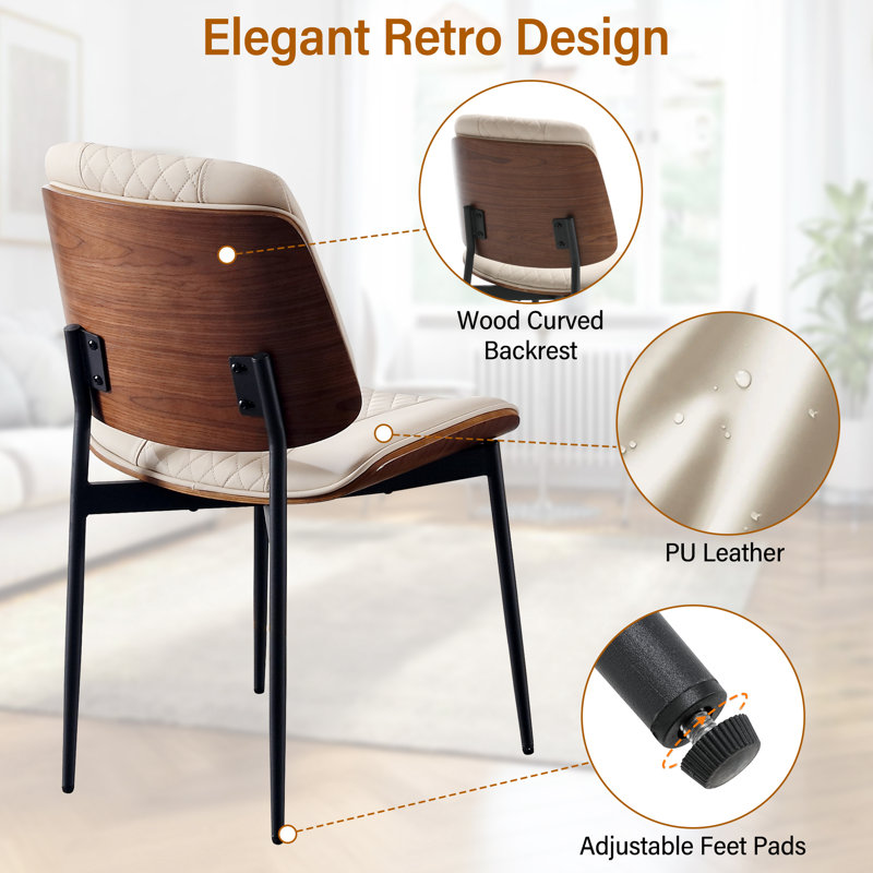 Libbi Upholstered Side Chair, Beige