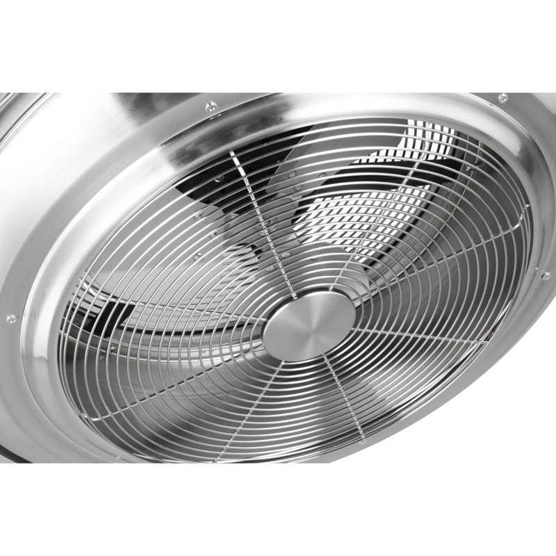 Angelise 22.88'' Ceiling Fan with LED Lights, Brushed Nickel