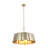 Peep Show Pendant - Sunwashed Silver/Brushed Sienna - 24"W x 17"H