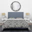 Minimal Design noir et blanc II - Ensemble de housse de couette abstrait moderne - Polyester microfibre-40702448