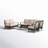 Salem 9-Person Rocking Outdoor Conversation Set with Loveseat & Rocking Lounge Chairs-88305139-110429580