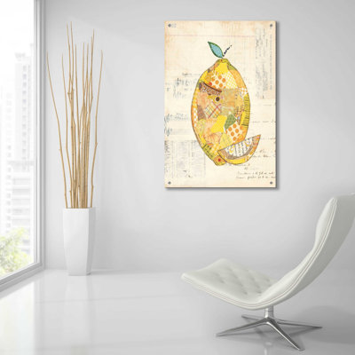 «Lemon» par Courtney Prahl, art mural en verre acrylique