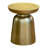 Shenna Handmade Metal Glam Solid Round Drum End Table-1091485687