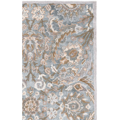 Davila Hand Tufted Viscose Floral Rug