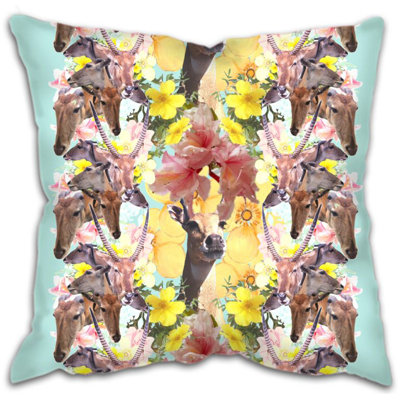 Elliana Floral Floor Cushion