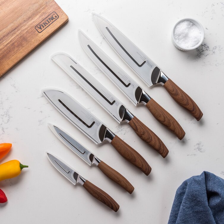Viking German Steel Hollow Handle Cutlery 6 Piece Assorted Knife Set &  Reviews