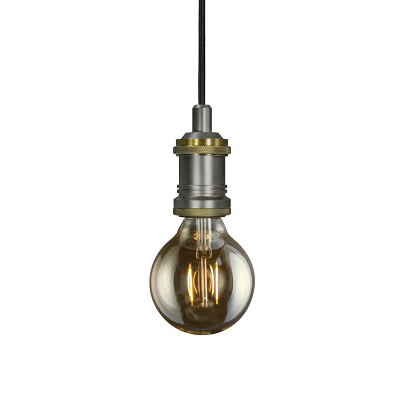 Parthenia 1 - Light Single Pendant, Brass