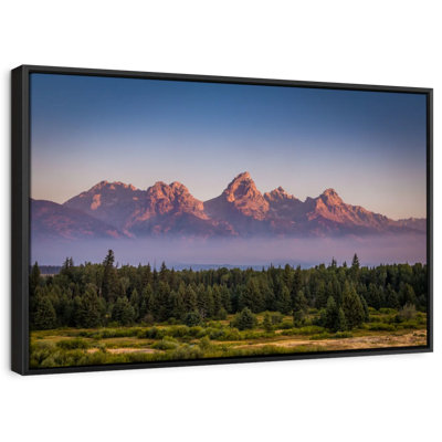 Grand Teton Mist Canvas Print