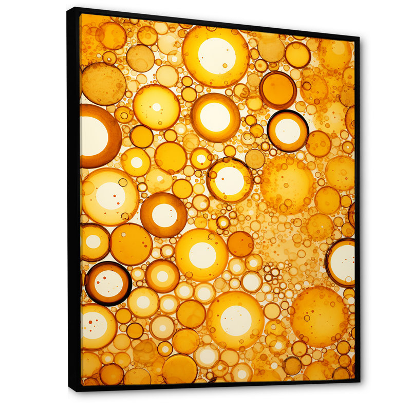 Sunset Reverie Abstract Swirl Collages - Collages abstraits, art mural, Cadre flottant noir, H 20 po x l 12 po x P 1 po
