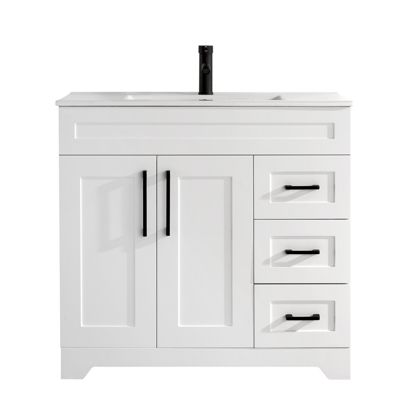 Ensemble de meuble-lavabo simple 35,4 po Taneem
