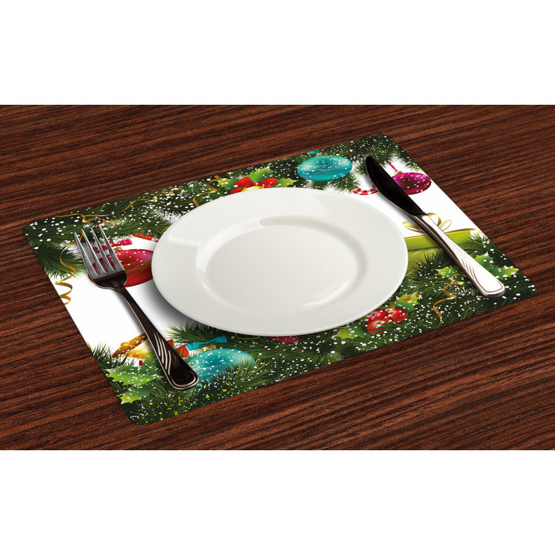 Dayna Christmas New Year Greeting Placemat
