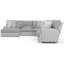 Canapé modulaire inclinable électrique en U Ziera-97582790