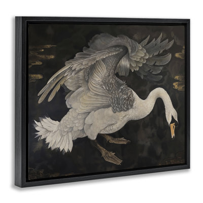 Cadre flottant foncé cygne foncé, design par Jose Perez