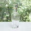 Hammered Decanter-Clear w/Gold Rim