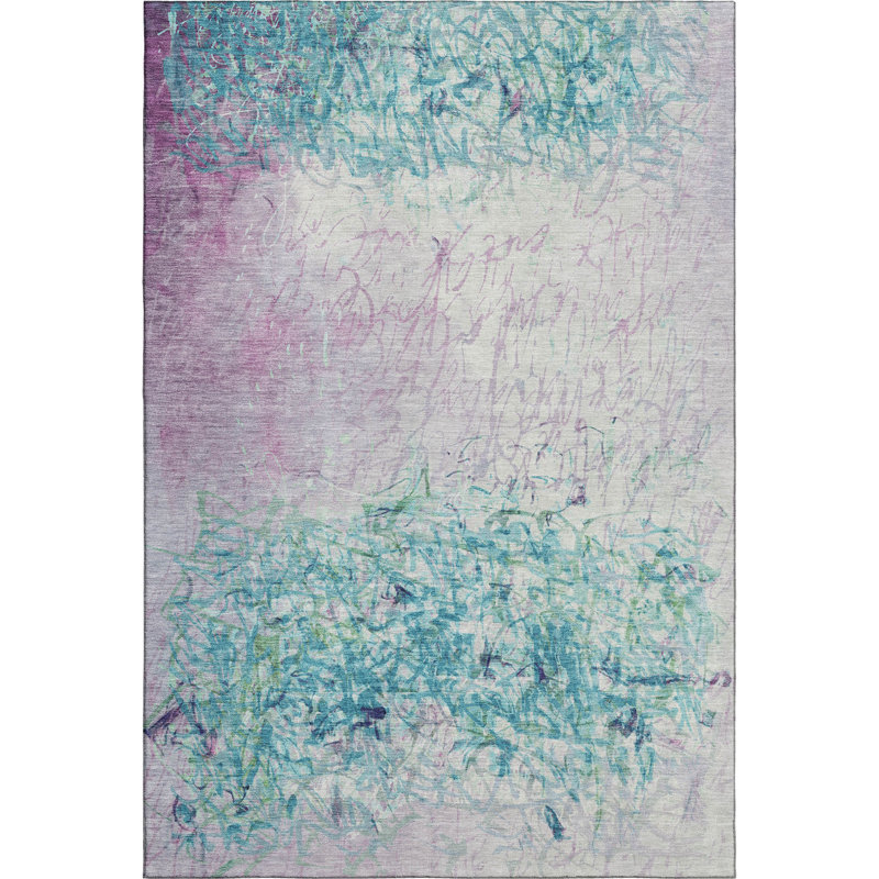 Tapis décontracté de qualité supérieure Mayfield AMF2449, Sarcelle, 10 pi x 14 pi