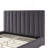 Dark Grey Queen Bed