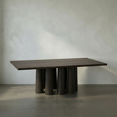 Severity Walnut Solid Wood Dining Table