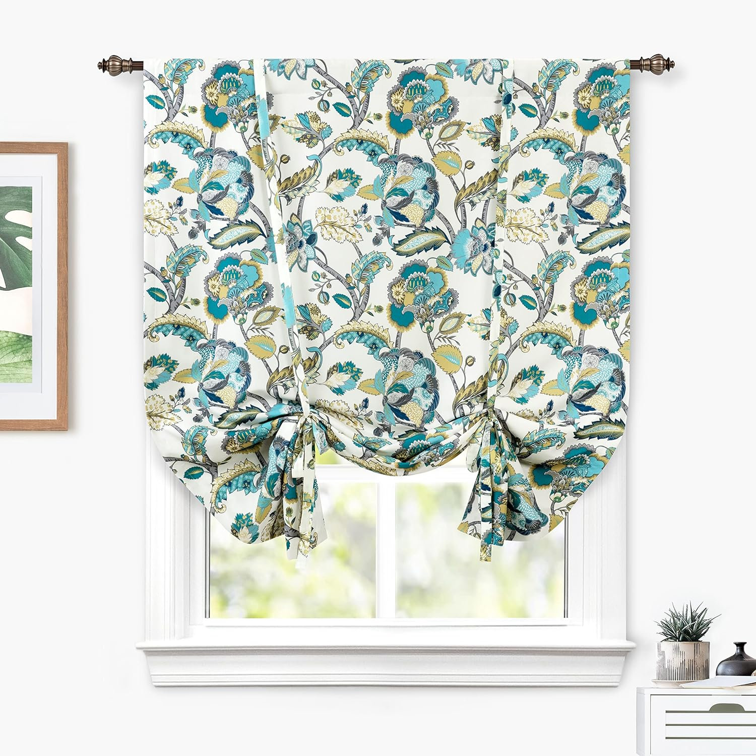 Alcott Hill® Caylie Tie Up Curtain Panel | Wayfair