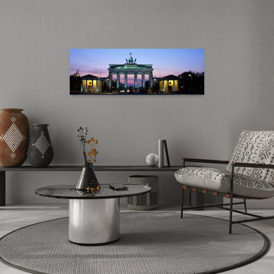 Brandenburg Gate, Berlin, Germany Classic Colorful Abstract Architecture City Wall Art