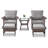 Malaree Wicker 2 - Person Patio Conversation Set with Cushions-1422536974