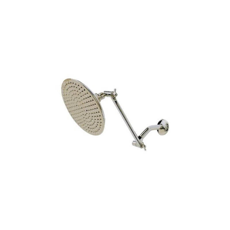 Volume Control Rain Adjustable Shower Head, Brushed Nickel