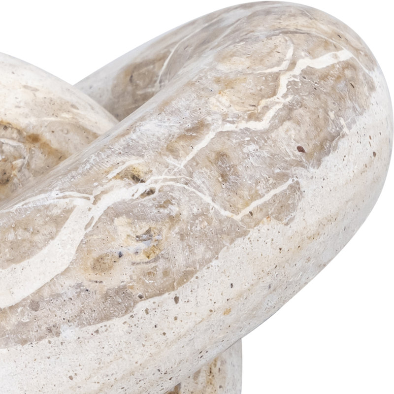 Objets décoratifs en marbre, Beige
