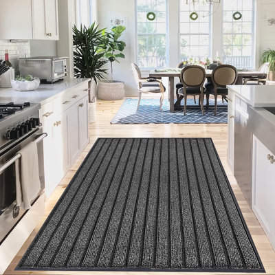 Kiyarah PVC Non-Slip Indoor Outdoor Door Mat