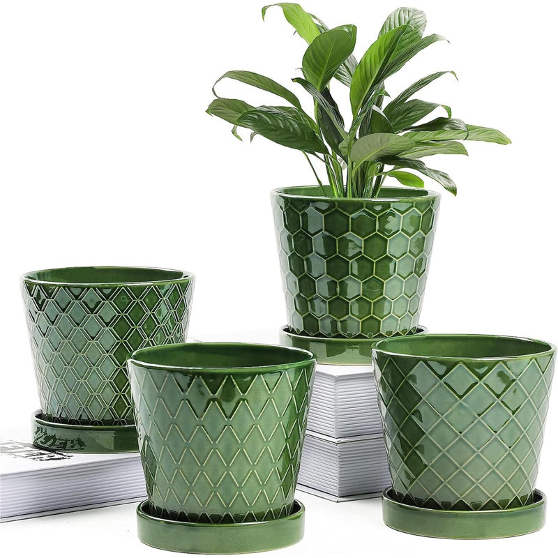 Pots de plantes d'intérieur en céramique