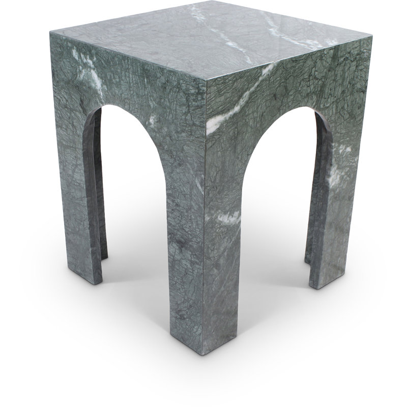 Table de bout en marbre Palermo, Vert