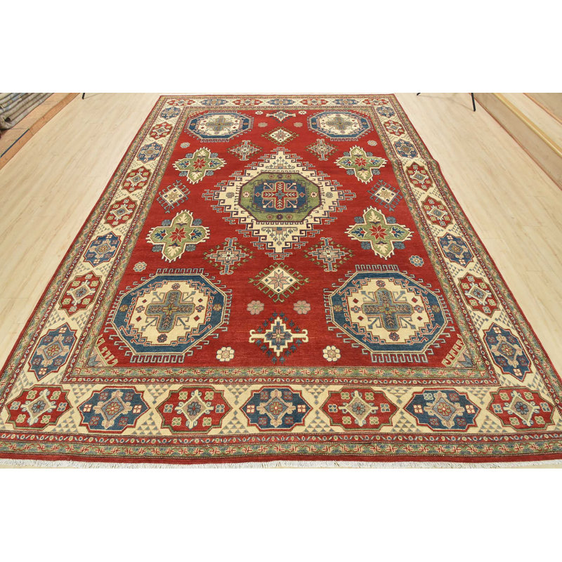 Tapis rouge unique de 8 pi 11 po x 12 pi One-of-a-Kind