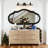 Modern Contemporary 3-Light Black Bell Bathroom Vanity Light Dimmable