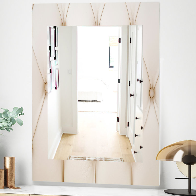  Miroir mural moderne, H 24 po x l 32 po, Géométrique