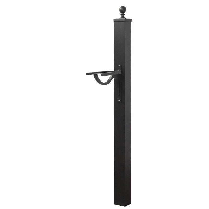 Kingston Aluminum Post Mounted Mailbox