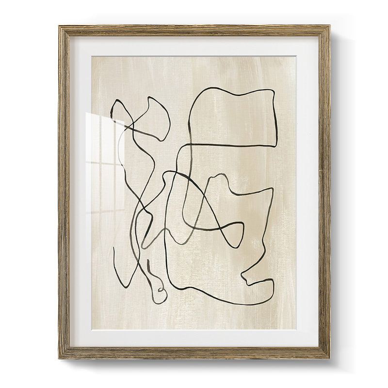 Relié I, impression sur papier, Noyer