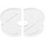 Médaillon de plafond contemporain en PVC de qualité architecturale Charlotte-36079075