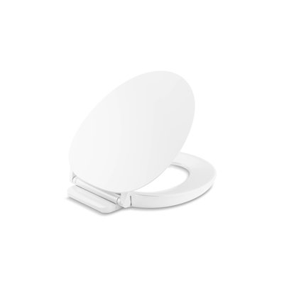 Cymbal ReadyLatch Quiet-Close round-front toilet seat
