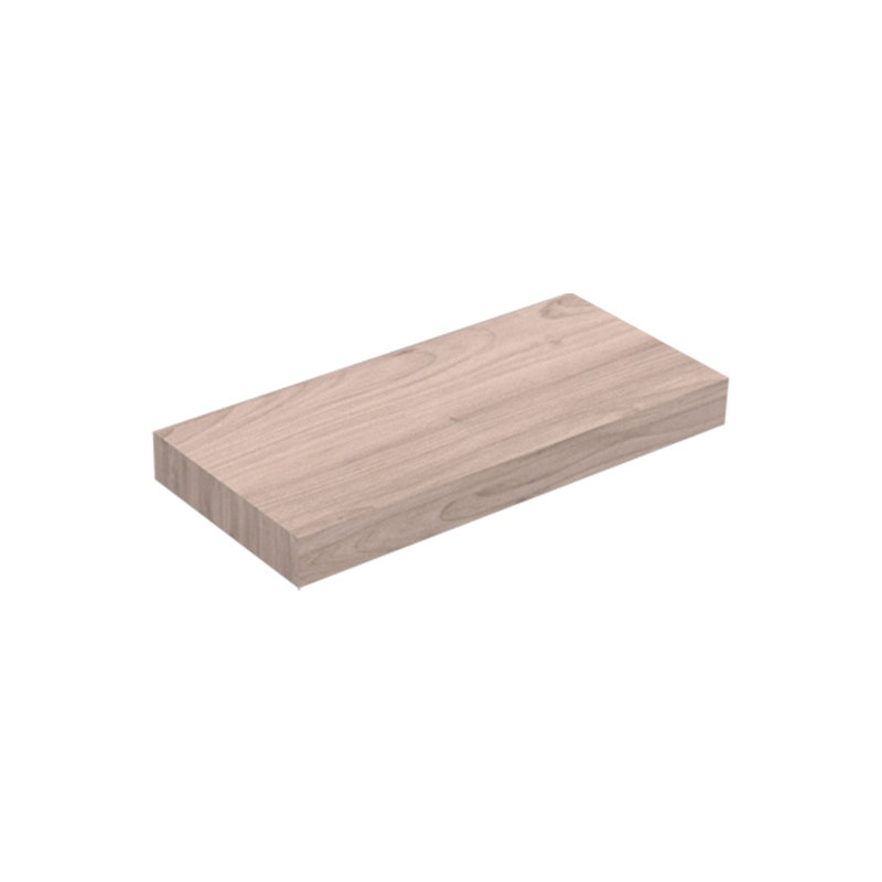 Dessus de meuble-lavabo en bois manufacturé 39,4 po avec trous de robinet Waimea, Pin
