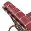 Chaise de loisirs en cuir fleur 25,4 po de largeur Clayton-684582306