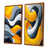 Cadre flottant brun