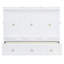 Lit double en blanc avec fonction et tiroir spacieux - Structure optimisée pour les grands espaces-1550155537-1550155538