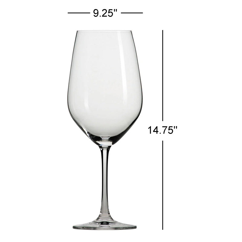 Forte 17 oz. Crystal Red Wine Glass